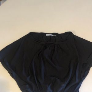 Ramy Brook, NY, black poncho top, XS
